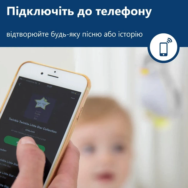 Ночник и музыкальный бокс Zazu Zoe Пингвиненок Розовый (ZA-ZOE-03) - изображение 4