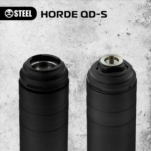 Глушник STEEL HORDE QD-S 7.62, різьба – 14×1L, швидкознімний саундмодератор, ПБС - зображення 2