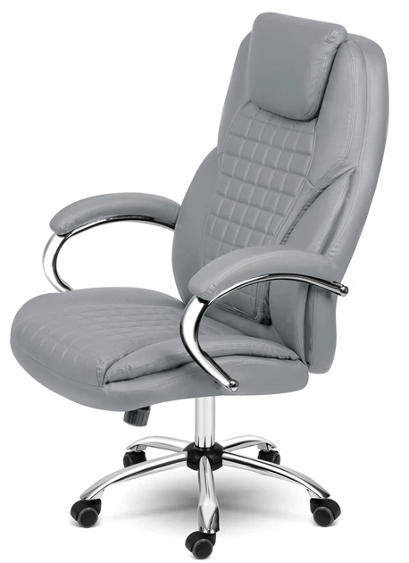 Fotel biurowy Sofotel Batory Jasno szary (5903890614447) - obraz 3