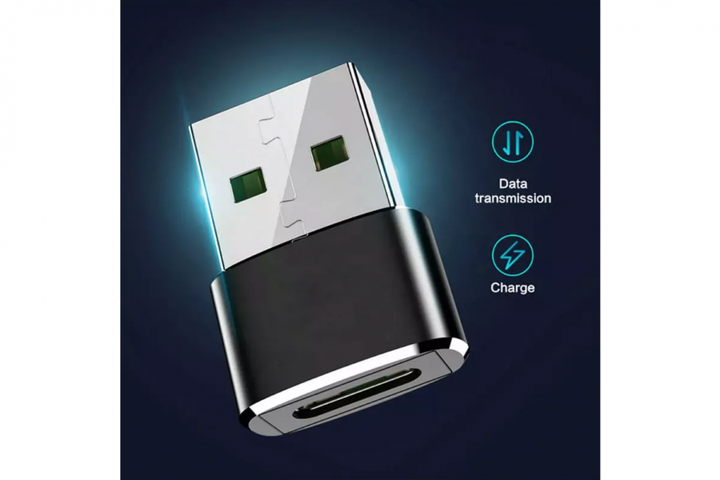 USB‑A – Type‑C адаптер Mindpure (Black) - Фото 3 USB‑A – Type‑C адаптер Mindpure (Black) - изображение 3