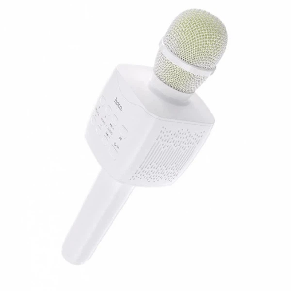 Микрофон с караоке, Bluetooth, AUX, 1200 мАч, HOCO BK5 Cantando, Белый (133849) - изображение 3