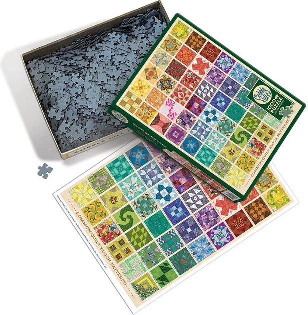 Puzzle Cobble Hill Patchwork 1000 elementów 112200 (625012400480) - obraz 3