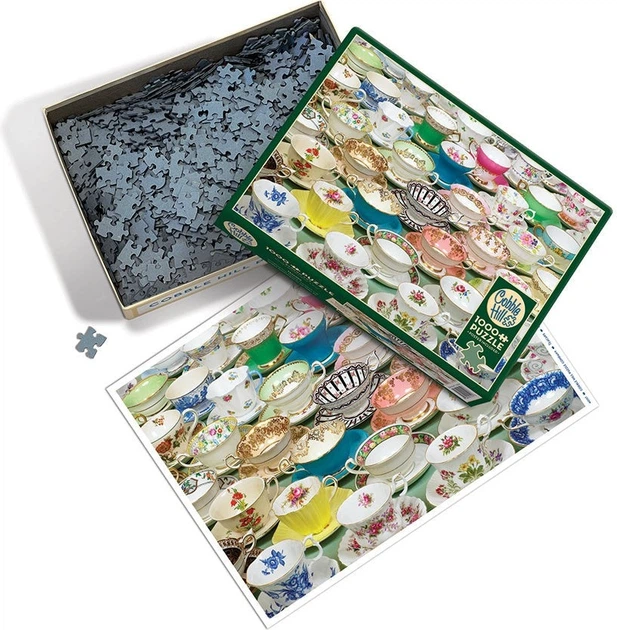 Пазл Cobble Hill Чашки 1000 елементів 112237 (625012401173) - зображення 3