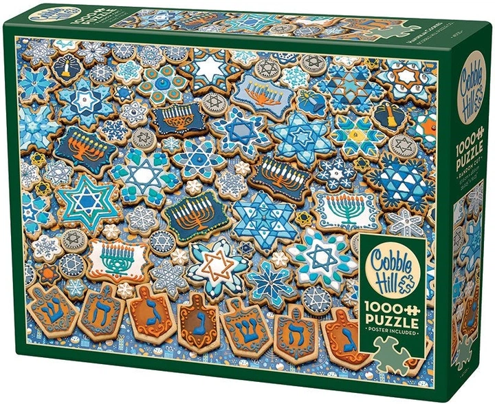 Puzzle Cobble Hill Chanukowe ciasteczka 1000 elementów 112242 (625012401258) - Zdjęcie 1 Puzzle Cobble Hill Chanukowe ciasteczka 1000 elementów 112242 (625012401258) - obraz 1