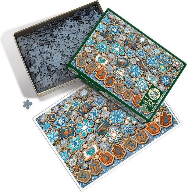 Puzzle Cobble Hill Chanukowe ciasteczka 1000 elementów 112242 (625012401258) - Zdjęcie 3 Puzzle Cobble Hill Chanukowe ciasteczka 1000 elementów 112242 (625012401258) - obraz 3