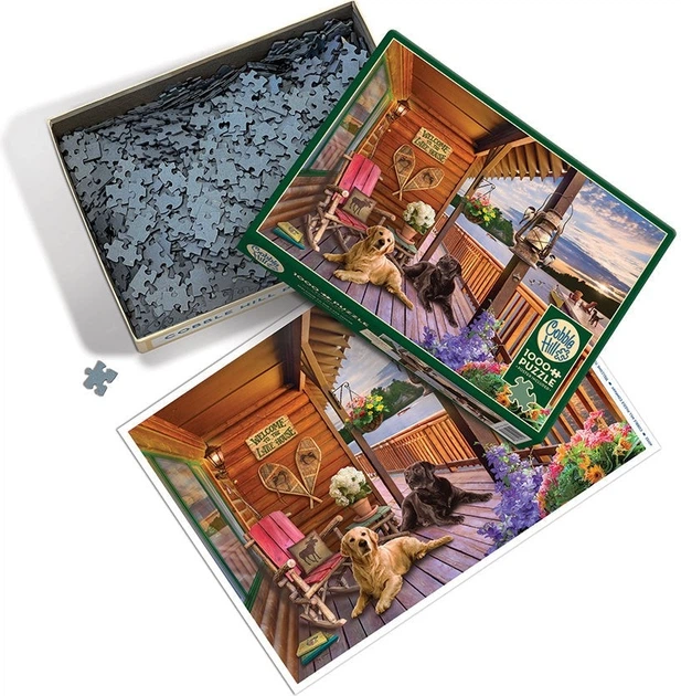 Пазл Cobble Hill Будиночок біля озера 1000 елементів 113609 (625012401524) - зображення 3