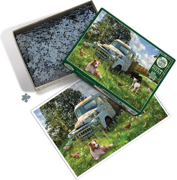 Puzzle Cobble Hill Przerwa w pracy 1000 elementów 113608 (625012401531) - obraz 3