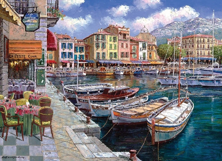 Puzzle Cobble Hill Kawka we Francji 1000 elementów 113560 (625012402385) - obraz 2
