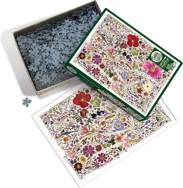 Puzzle Cobble Hill Prasowane kwiaty Wiosna 1000 elementów 113001 (625012402736) - obraz 3