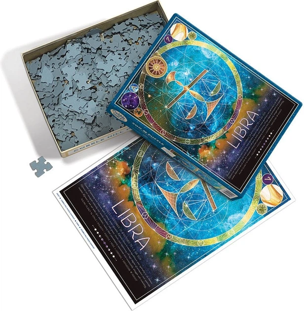 Пазл Cobble Hill Знаки зодіаку Терези 500 елементів 112276 (625012450171) - зображення 3