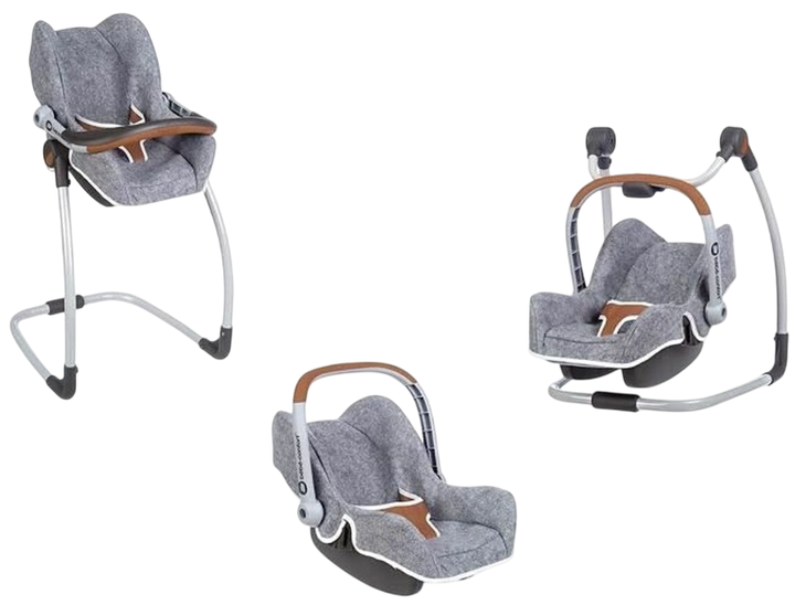 Krzesełko do karmienia Smoby 3 w 1 dla lalki (3032162402160) - obraz 2