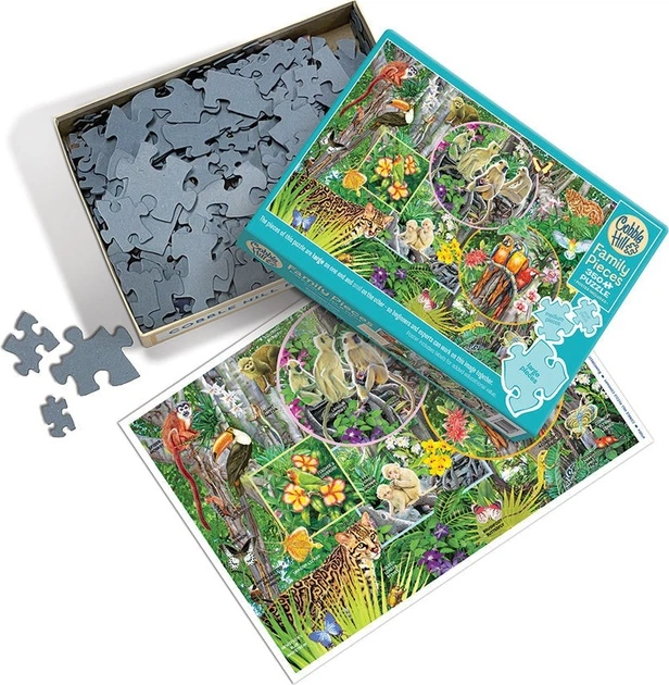 Puzzle Cobble Hill Magiczny las deszczowy 350 elementów 112676 (625012470049) - obraz 3