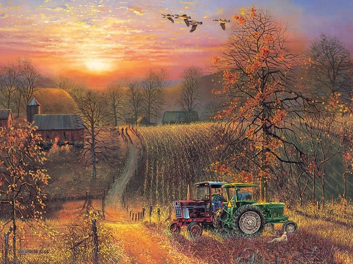 Puzzle Cobble Hill Jesienne słońce XXL 275 elementów 113627 (625012480031) - obraz 2