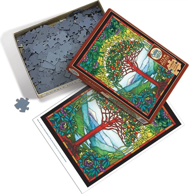 Puzzle Cobble Hill Witraż Drzewo życia XXL 275 elementów 112663 (625012480055) - obraz 3