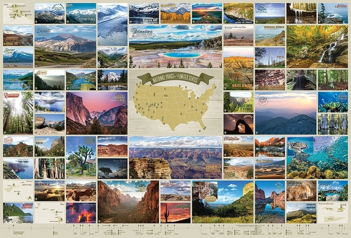 Пазл Cobble Hill Національні парки США 2000 елементів 113112 (625012490061) - зображення 2