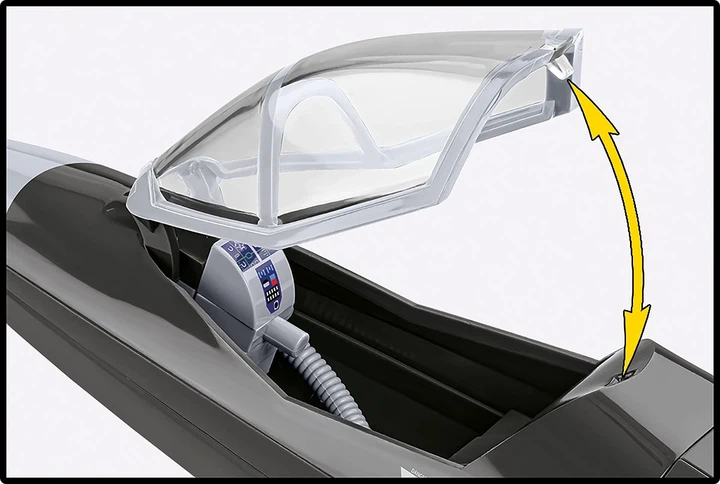 Klocki konstrukcyjne Cobi Armed Forces Myśliwiec F-35A Lightning II Husarz 605 elementów (5902251059040) - obraz 5