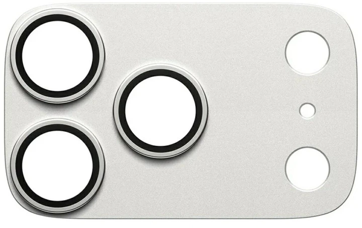 Szkło hartowane Panzer Glass Fender Camera Protector Tempered Glass Lens do Apple iPhone 17 Pro Max Silver (5715685036774) - obraz 2