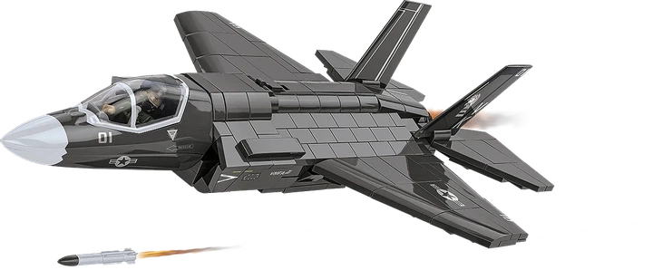 Klocki konstrukcyjne Cobi Armed Forces Myśliwiec F-35B Lightning II 614 elementów (5902251059125) - obraz 3