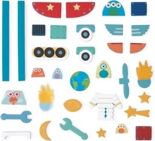 Магнітний пазл Scratch Games Космос (5414561822943) - зображення 4