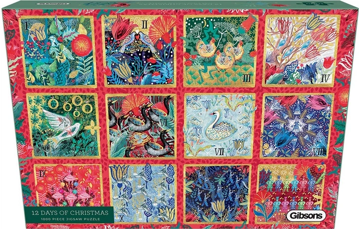 Puzzle Gibsons Games Dwanaście dni Bożego Narodzenia 1000 elementów 113740 (5012269076011) - obraz 2
