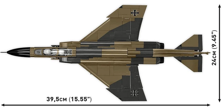 Klocki konstrukcyjne Cobi Armed Forces Myśliwiec F-4F Phantom II 676 elementów (5902251058982) - obraz 7