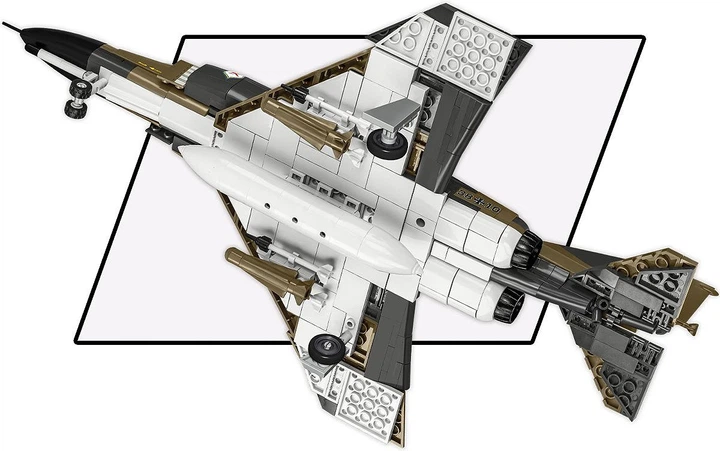 Klocki konstrukcyjne Cobi Armed Forces Myśliwiec F-4F Phantom II 676 elementów (5902251058982) - obraz 4