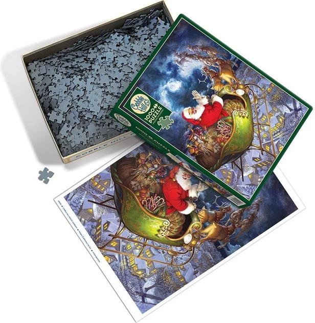 Puzzle Cobble Hill Wesołych Świąt 1000 elementów 113027 (625012402064) - obraz 3