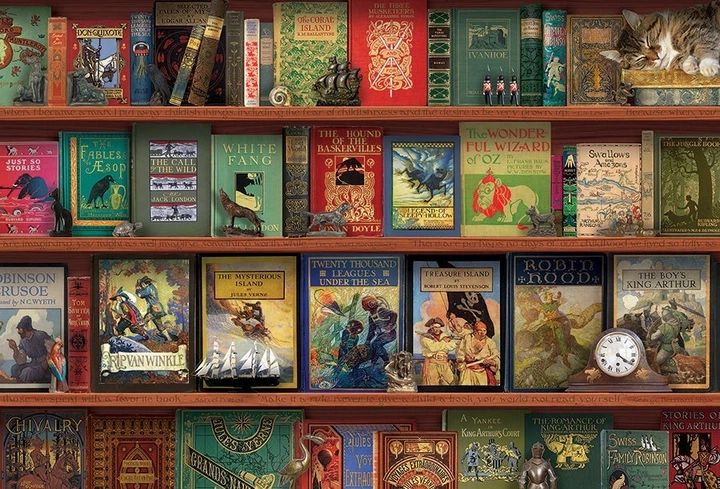 Puzzle Cobble Hill Książki przygodowe 2000 elementów 113105 (625012490023) - obraz 2