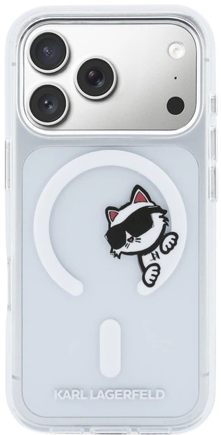 Чохол Karl Lagerfeld IML Peekaboo MagSafe для Apple iPhone 17 Pro Max Transparent (3666339607029) - зображення 3