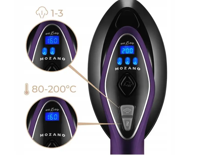 Відпарювач для одягу Mozano Smart Care 2500 Вт AGD/ST/02#FIOLET - изображение 5