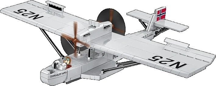 Klocki konstrukcyjne Cobi Historical Collection Dornier Do J Wal Amundsen N-25 483 elementy (5902251013844) - obraz 2