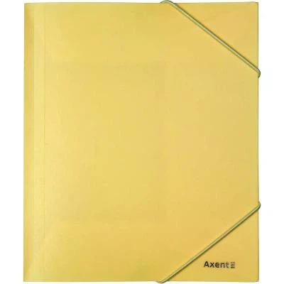 Папка на гумці А5 Pastelini жовта AXENT - Фото 1 Папка на гумці А5 Pastelini жовта AXENT - изображение 1