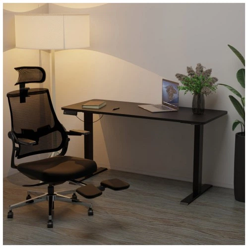 Компьютерный стол Mealux PowerDesk Duo Black (EVO-242 Duo B/B) Mealux EVO-242 Duo B/B 903486 - Фото 5 Компьютерный стол Mealux PowerDesk Duo Black (EVO-242 Duo B/B) Mealux EVO-242 Duo B/B 903486 - изображение 5