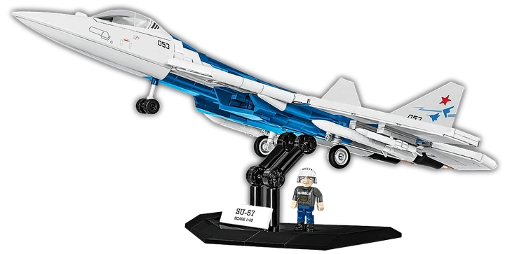 Klocki konstrukcyjne Cobi Armed Forces Myśliwiec Su-57 Felon 928 elementów (5902251059095) - obraz 2