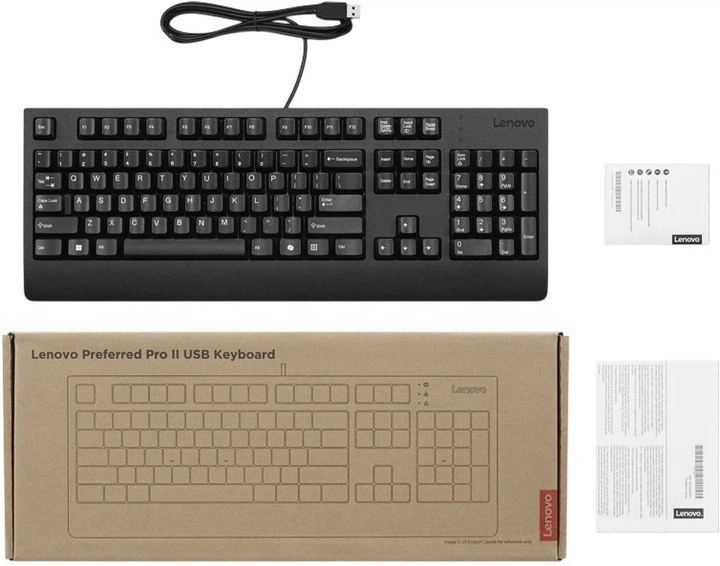 Клавіатура дротова Lenovo Preferred Pro II - Lithuanian (4Y41R64618) - зображення 2