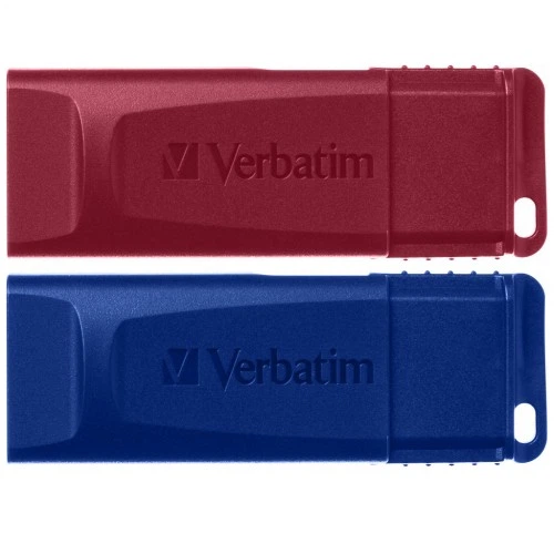 USB флеш накопитель Verbatim 2x32GB Store'n'Go Slider Red/Blue USB 2.0 (49327) Verbatim 49327 1080817 - Фото 1 USB флеш накопитель Verbatim 2x32GB Store'n'Go Slider Red/Blue USB 2.0 (49327) Verbatim 49327 1080817 - изображение 1
