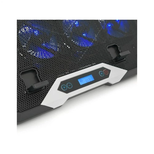 Підставка до ноутбука IceCoorel 10-17", 8*70mm, 2*USB, + LCD, 410x297x40mm, RGB (K10) IceCoorel K10 908492 - Фото 5 Підставка до ноутбука IceCoorel 10-17", 8*70mm, 2*USB, + LCD, 410x297x40mm, RGB (K10) IceCoorel K10 908492 - зображення 5