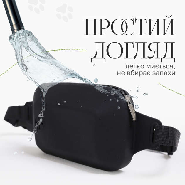 Сумка для лакомств и пакетиков для собак KALYU для дессировки и прогулок черная - Фото 6 Сумка для лакомств и пакетиков для собак KALYU для дессировки и прогулок черная - изображение 6