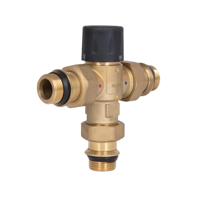 Смеситель термостатический Thermo Alliance Forte 3/4" латунный для ванны автоматический контроллер температуры воды (599466) - изображение 9