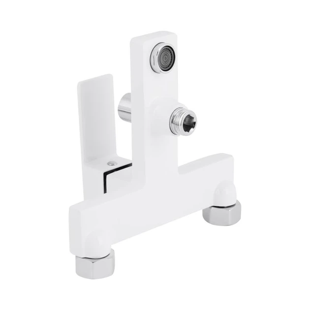 Змішувач для ванни Qtap Gemini (з душовим гарнітуром) QTGEM259CRW45683 Chrome/White - зображення 5