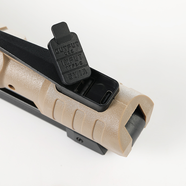 Акумуляторний поліцейський ліхтарик з магнітом від USB 5 режимів LIGHT L08-1 Коричневий ( см1168901 ) - зображення 8