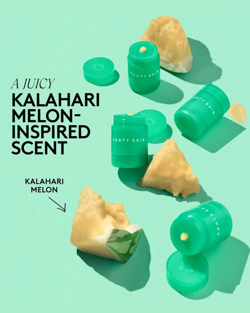 Маска для губ Fenty Beauty "KALAHARI MELON" Plush Puddin' Intensive Recovery Lip Mask з адвент календаря 12 Day Advent Calendar (без упаковки) - зображення 4