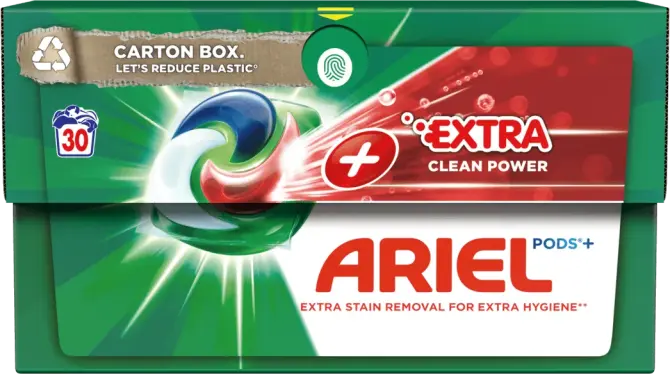 Капсулы для стирки Ariel Экстрасила очистка XXL PACK 33 ШТ - Фото 1 Капсулы для стирки Ariel Экстрасила очистка XXL PACK 33 ШТ - изображение 1