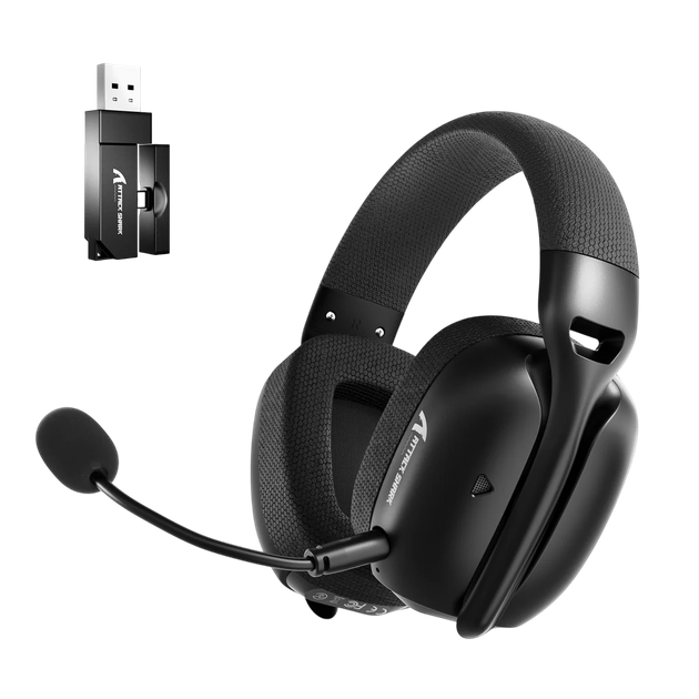 Гарнітура Attack Shark L80 Black - Фото 2 Гарнітура Attack Shark L80 Black - изображение 2
