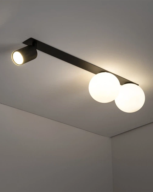 Светильник поворотный, спот TK Lighting 10928 Vox GU10+G9 3x10W+8W IP20 черный - изображение 2