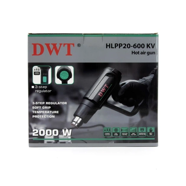 Фен промышленный DWT HLPP20-600 2 кВт - изображение 3