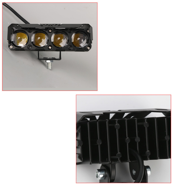 Світлодіодна LED-фара додаткового білого світла 48 Вт (9-85V) – Чітка світлотіньова межа - зображення 8