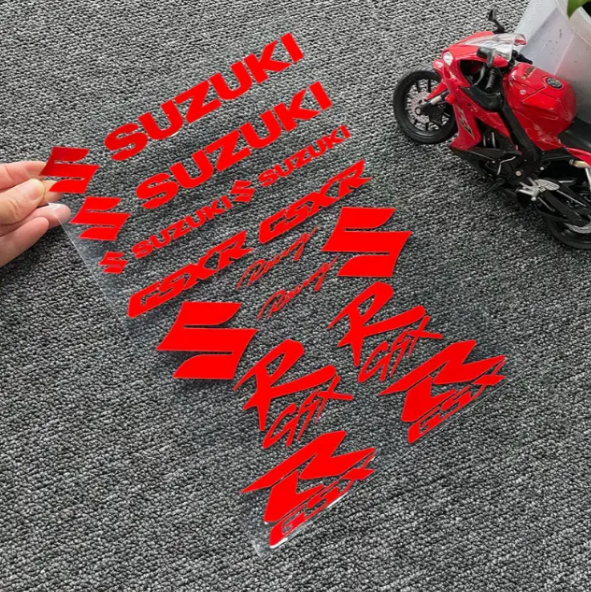 Набор 3D Наклеек/ Эмблем Suzuki GSX-R - Обновите свой Байк! - Фото 1 Набор 3D Наклеек/ Эмблем Suzuki GSX-R - Обновите свой Байк! - изображение 1