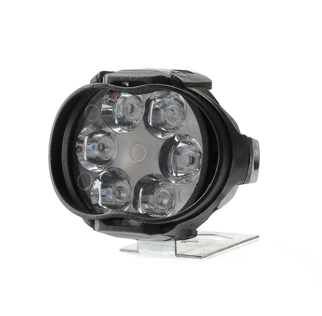 Світлодіодні LED фари додаткового світла 10W 12V (6 діодів) — Комплект 2 шт. - зображення 6