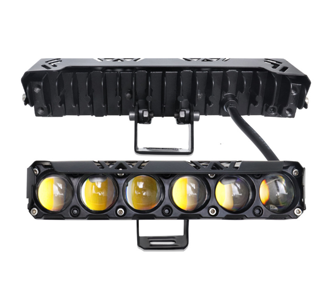 Светодиодная LED балка (фара) 6-Eye Pro: Мощность 90 Вт, Бело-Желтый свет - Фото 8 Светодиодная LED балка (фара) 6-Eye Pro: Мощность 90 Вт, Бело-Желтый свет - изображение 8